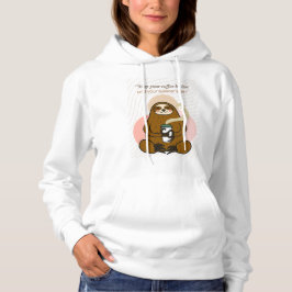 Sudadera cita de café