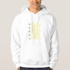 Sudadera cita de café