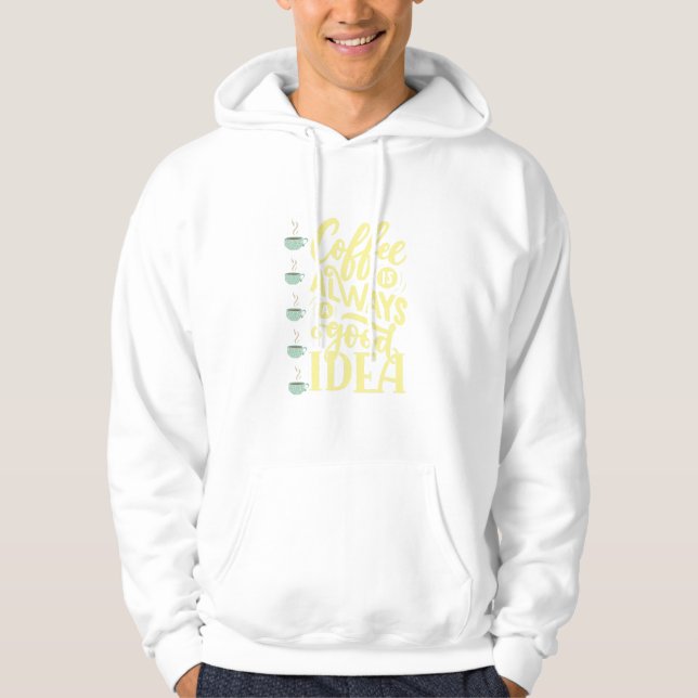 Sudadera cita de café (Anverso)