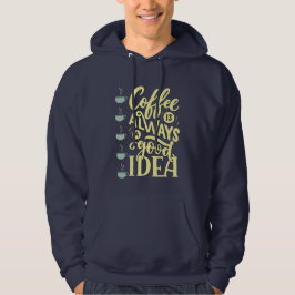Sudadera cita de café