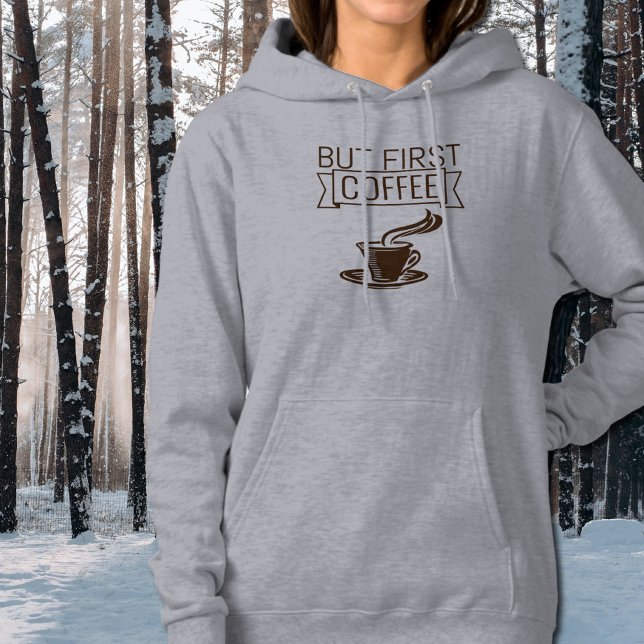 Sudadera cita de café divertida (Subido por el creador)