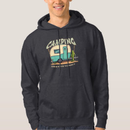 Sudadera Cita de camping y camping