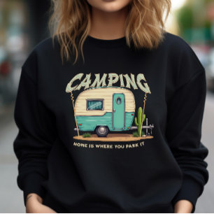 Sudadera Cita de camping y camping