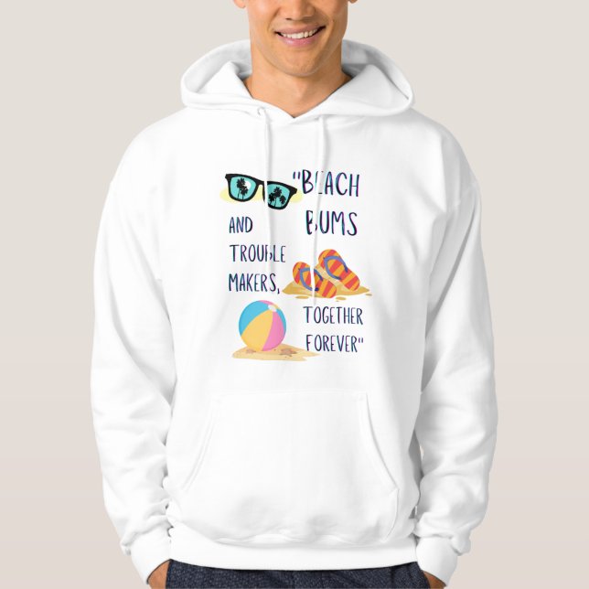 Sudadera cita de día de playa (Anverso)