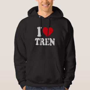 Sudadera Cita de entrenamiento Me encanta el diseño de Tren