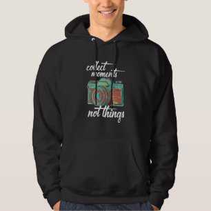 Sudadera Cita de fotografía con cámara vintage Colecciona m