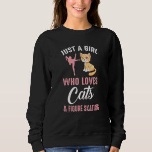 Sudadera Cita De Gato De Patinaje Sobre Hielo Y Figura