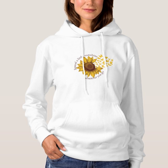 Sudadera Cita de girasol (Anverso)
