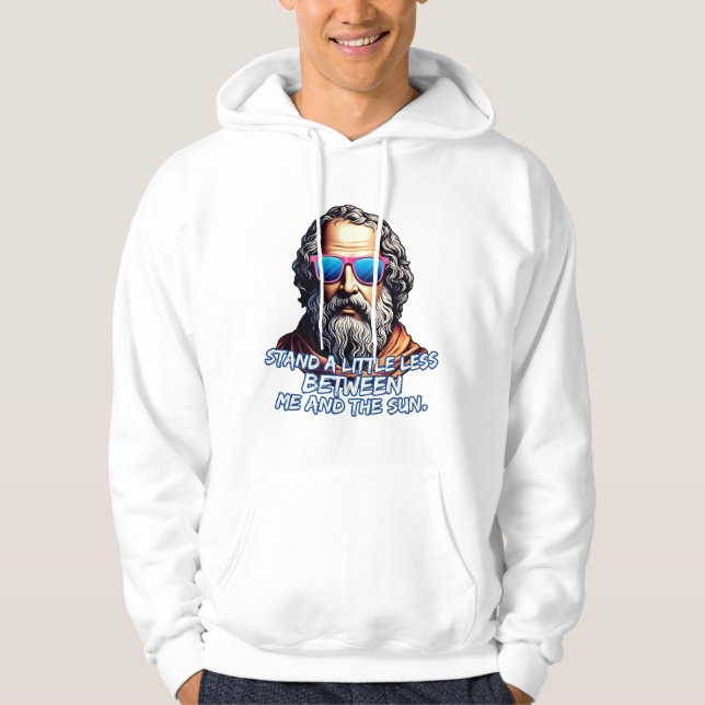Sudadera Cita de Guay Diogenes (Anverso)