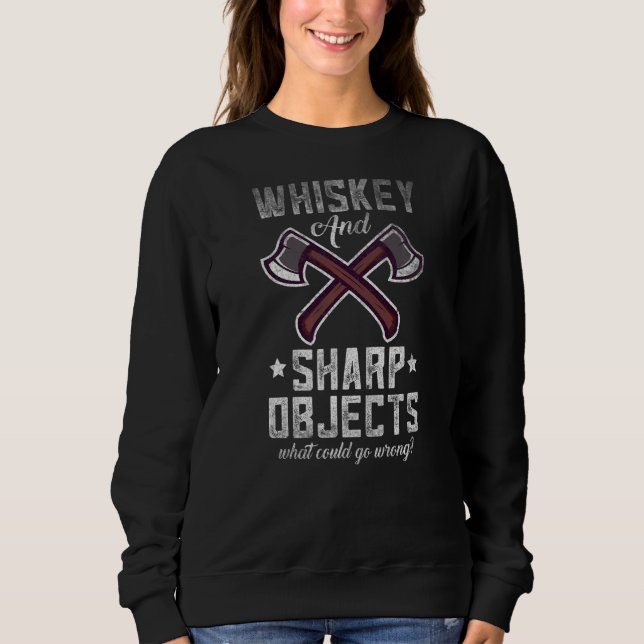Sudadera Cita De Hatchet De Objetivos De Lanzamiento De Ax (Anverso)
