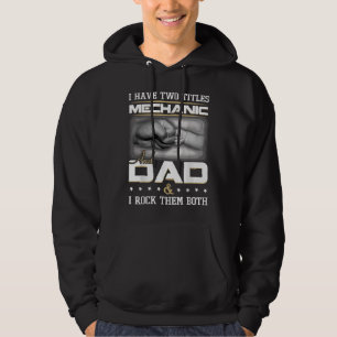 Sudadera Cita de humor para papá mecánico ropa de diseño