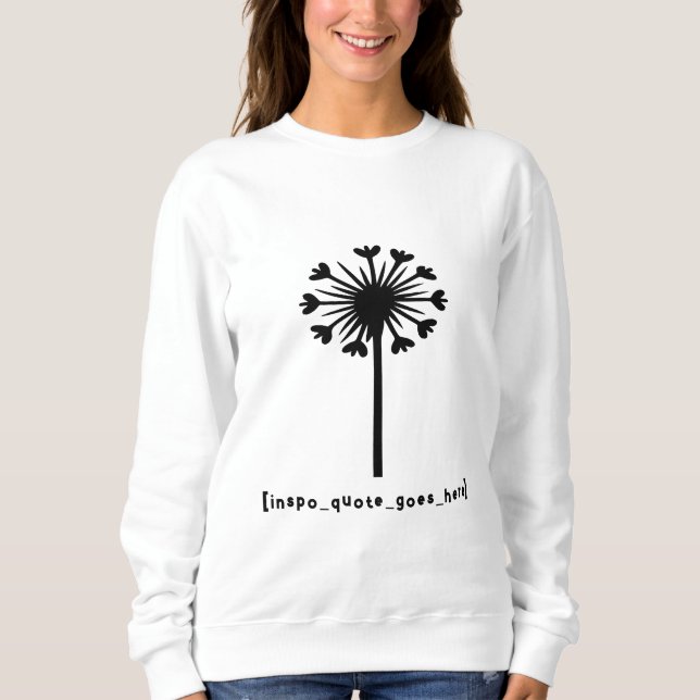 Sudadera Cita de Inspiración Aquí (Anverso)