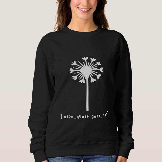 Sudadera Cita de Inspiración Aquí (Anverso)