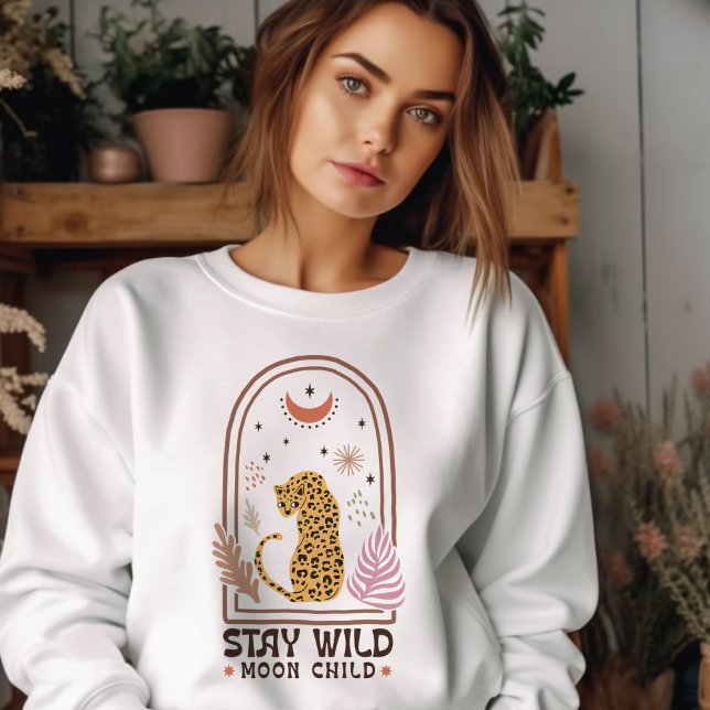 Sudadera Cita de inspiración del Boho infantil Stay Wild Mo (Subido por el creador)