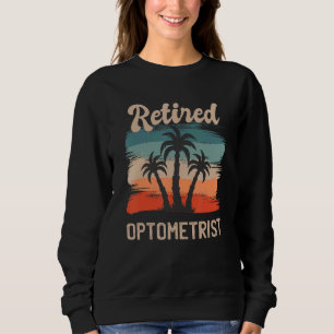 Sudadera Cita de jubilación de la playa del atardecer retro