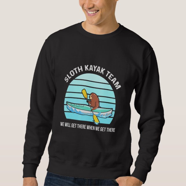 Sudadera Cita De Kayak Para Un Río Kayaker (Anverso)