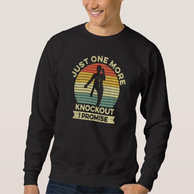 Sudadera Cita De Kickboxing Para Un Instructor Muay Tailand (Anverso)