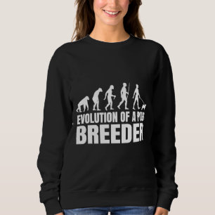 Sudadera Cita de la evolución de los productores de pug hum