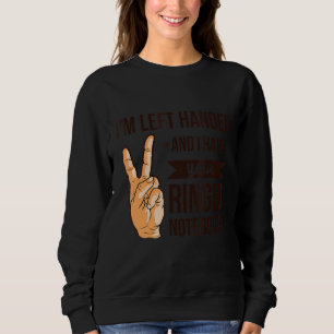 Sudadera Cita De La Persona Mano Izquierda Para La Mano Izq