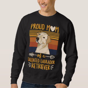 Sudadera Cita De Labrador Retriever Para Una Mamá Amarilla