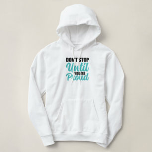Sudadera Cita de logro orientada a los objetivos