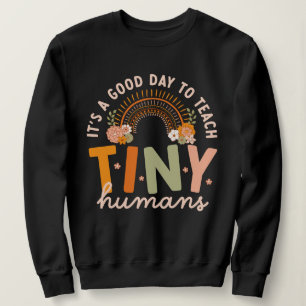 Sudadera Cita de maestro de preescolar Retro Boho