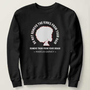 Sudadera Cita de Marcus Garvey, Inspirador de AFRO NEGRO