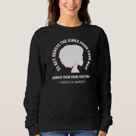 Sudadera Cita de Marcus Garvey, Inspirador de AFRO NEGRO