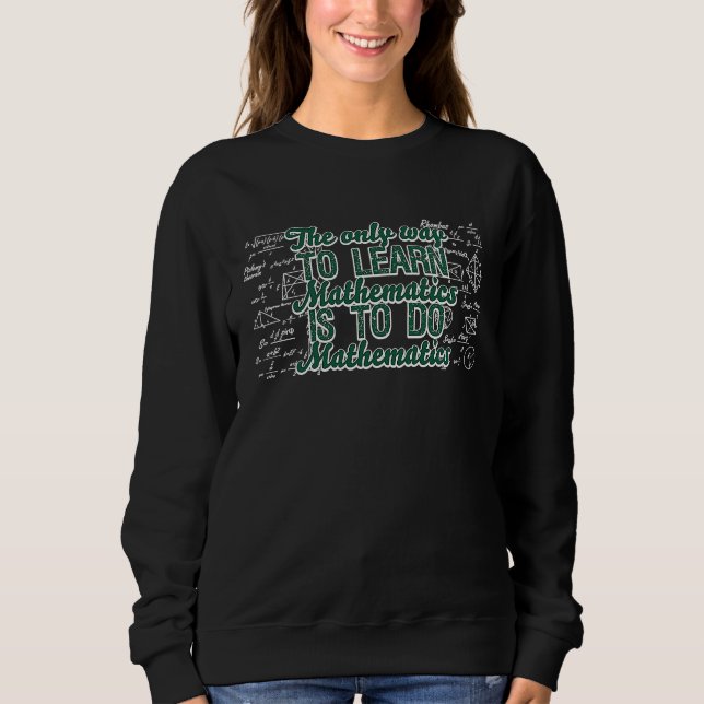 Sudadera Cita de Matemáticas para Profesor de Matemáticas y (Anverso)