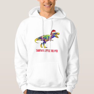 Sudadera Cita de Navidad del Dinosaurio T-Rex Santa