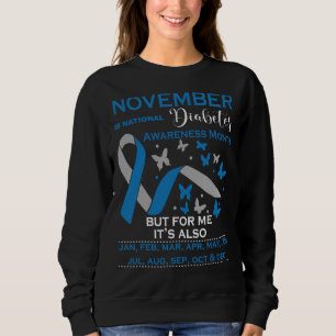 Sudadera Cita de noviembre es mes de toma de conciencia sob
