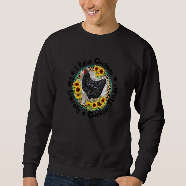 Sudadera Cita de país I aumenta la oferta de pollo (Anverso)