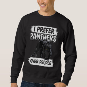 Sudadera Cita De Panther Wildcat Prefiero Los Panteras A La