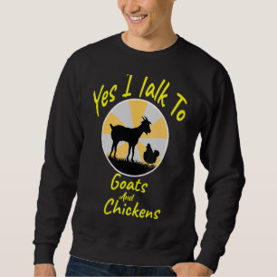 Sudadera Cita de pollo para mujeres Cabra Guay Bird