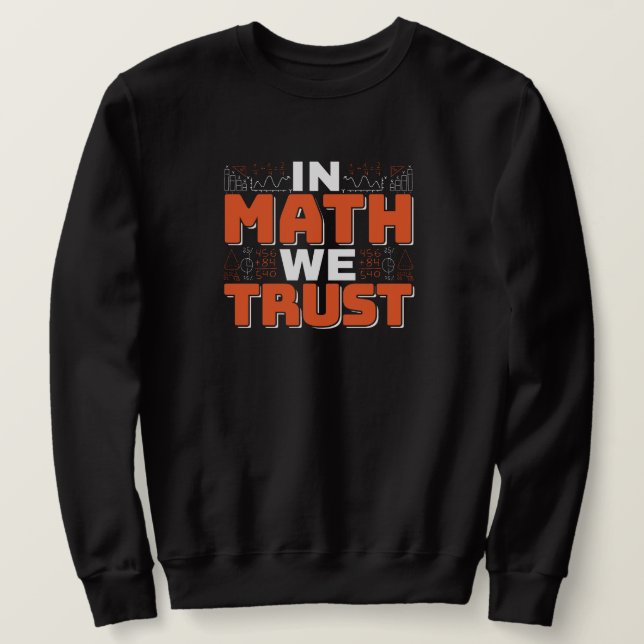 Sudadera Cita de profesor de matemáticas - En Matemáticas C (Anverso del diseño)