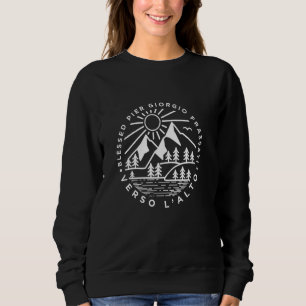 Sudadera Cita de San Motivador de Verso l'alto Tee italiano