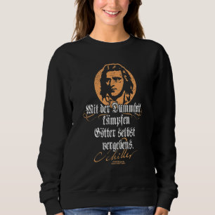 Sudadera Cita de Schiller Dumheit Friedrich Schiller