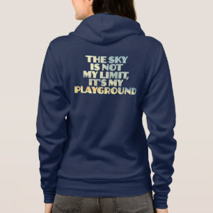 Sudadera Cita de Sky de nombre personalizado