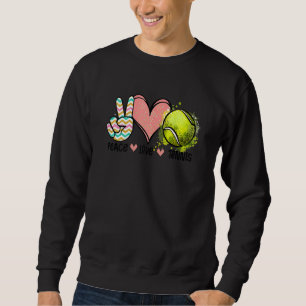 Sudadera Cita De Tenis Para Mujeres Adolescentes Con Amor P