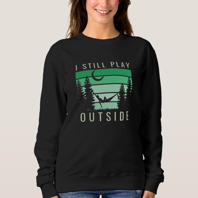Sudadera Cita de vacaciones de camping (Anverso)