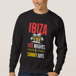 Sudadera Cita de vacaciones de fiesta de noches de Ibiza