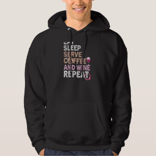 Sudadera Cita de vino de café de mujeres Barista Guay café 