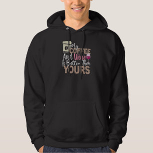 Sudadera Cita de vino de café de mujeres Barista Guay café 