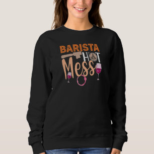 Sudadera Cita de vino de café de mujeres Barista Guay café 