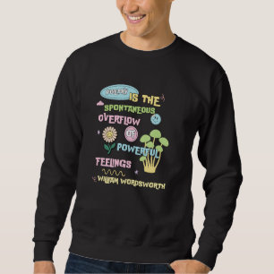 Sudadera Cita de William Wordsworth Poesía Poema Escritura 