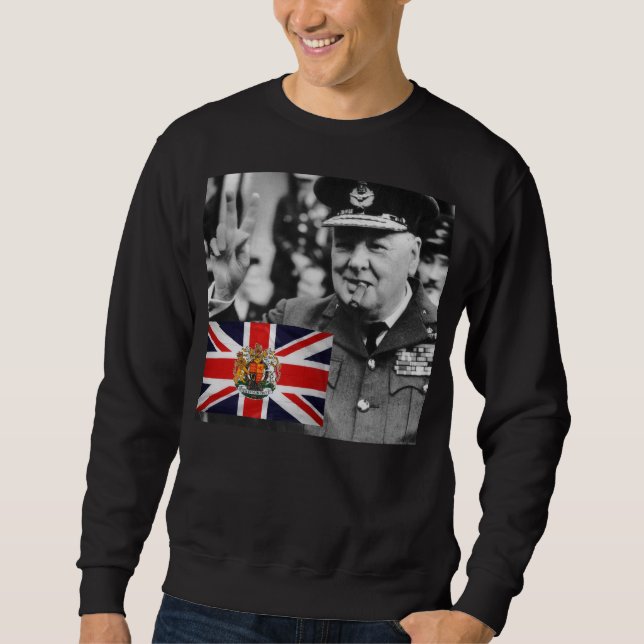 SUDADERA CITA DE WINSTON CHURCHILL (Anverso)