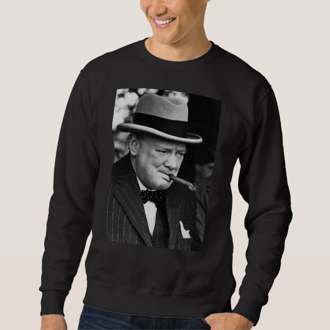 SUDADERA CITA DE WINSTON CHURCHILL (Anverso)