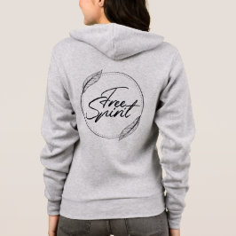 Sudadera Cita de yoga espiritual libre con plumas