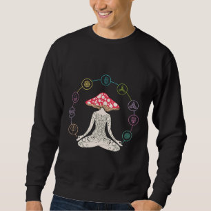 Sudadera Cita de Yoga Magia Yoga Meditación Fungu psicodéli