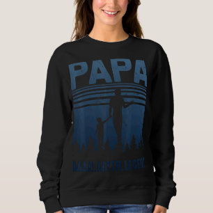 Sudadera Cita del Día del Padre Hombre Mitos Leyenda Padres
